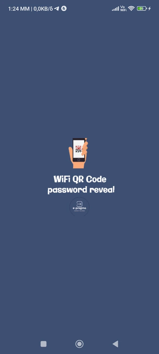 Στιγμιότυπο 1 της εφαρμογής «WiFi QR Code password scanner»
